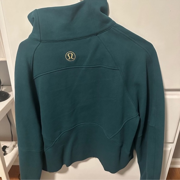 Lululemon Half-Zip Teal Scuba - Picture 2 of 2